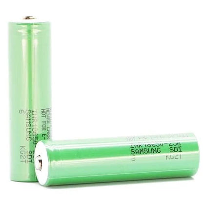 Samsung 25R 18650 2500mAh 8A - Button Top Battery - Image 3