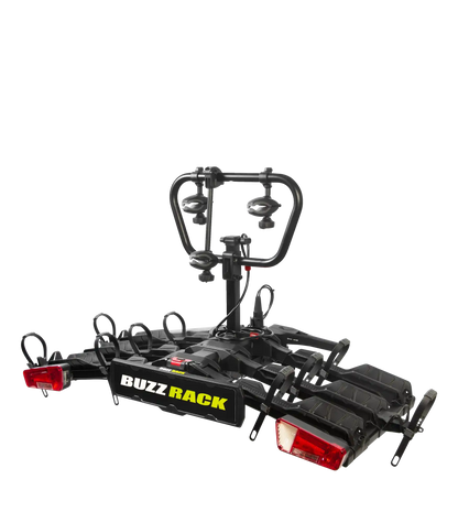 Buzzrack Scorpion PRO 3 tow ball mounted 3 e-bike platform rack
