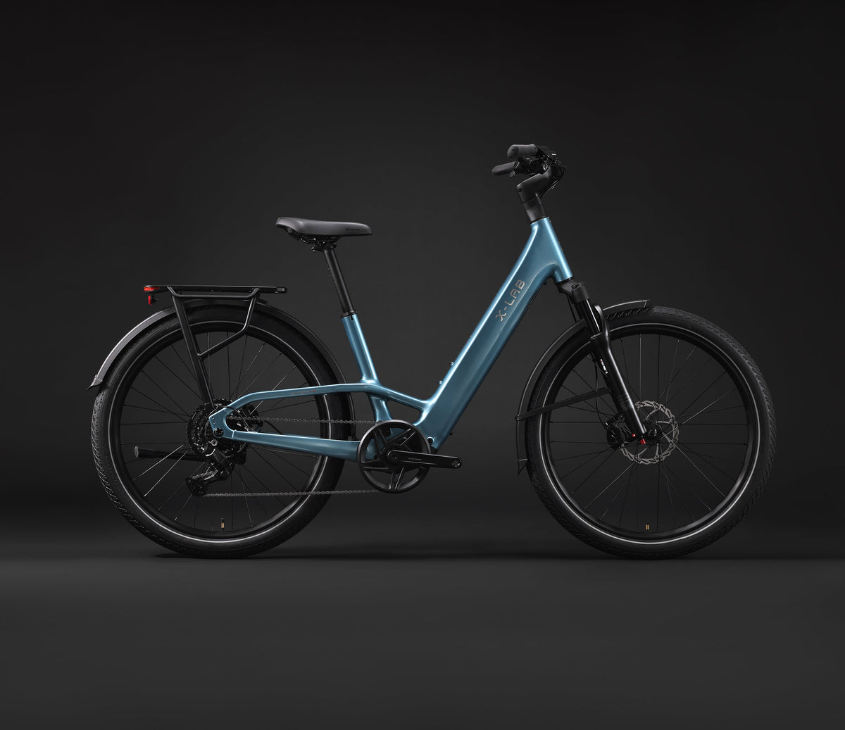 XDS X-Lab ST5+ LS Step Through Electric Bike in Aether Sky Blue
