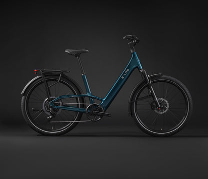 XDS X-Lab ST5+ LS Step Through Electric Bike in Deep Current Blue