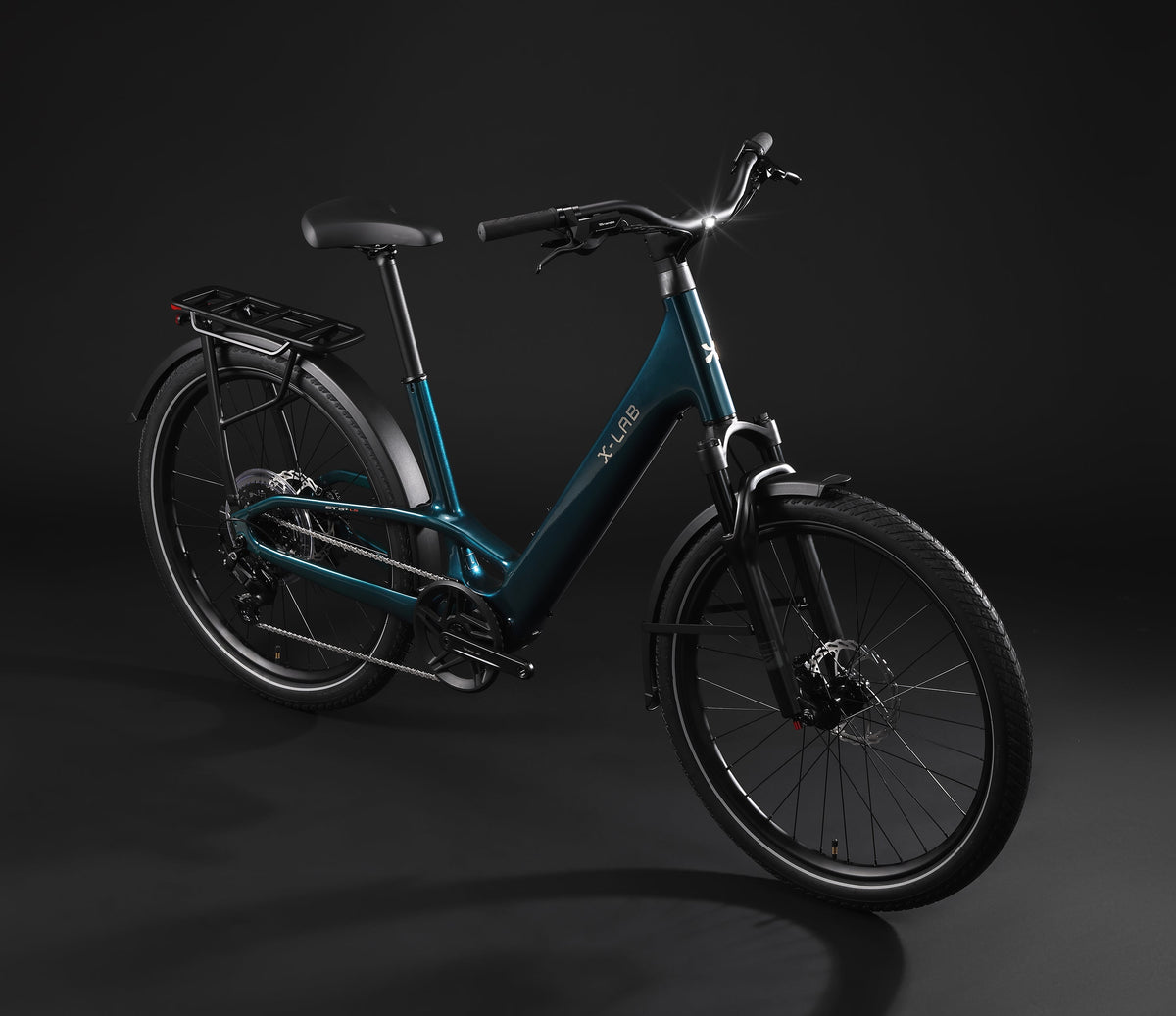 XDS X-Lab ST5+ LS Step Through Electric Bike Deep Current Blue detail
