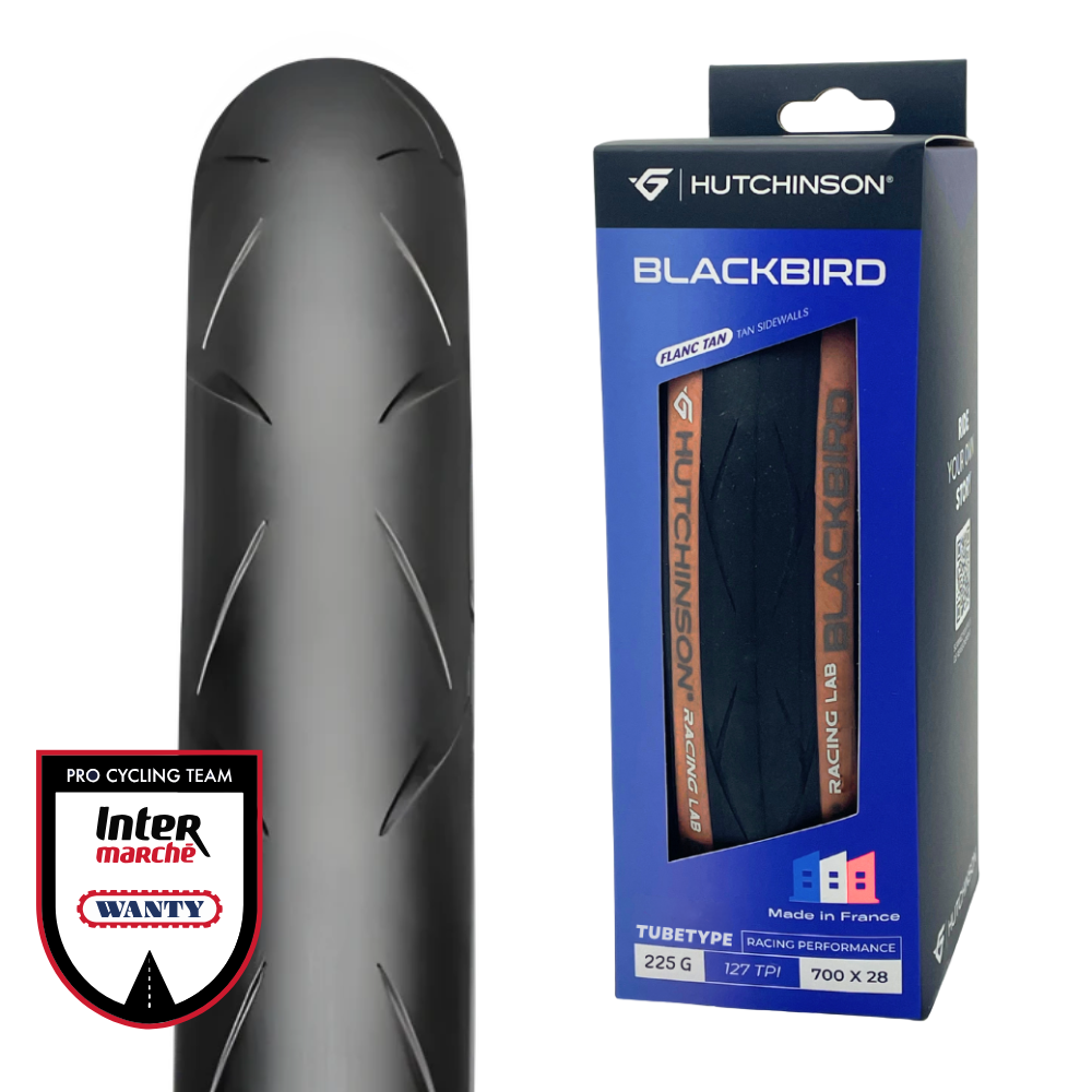 Hutchinson Blackbird tube type road tyre tanwall