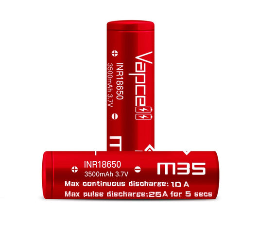 Vapcell M35 18650 3500mAh 10/25A Battery - Image 2